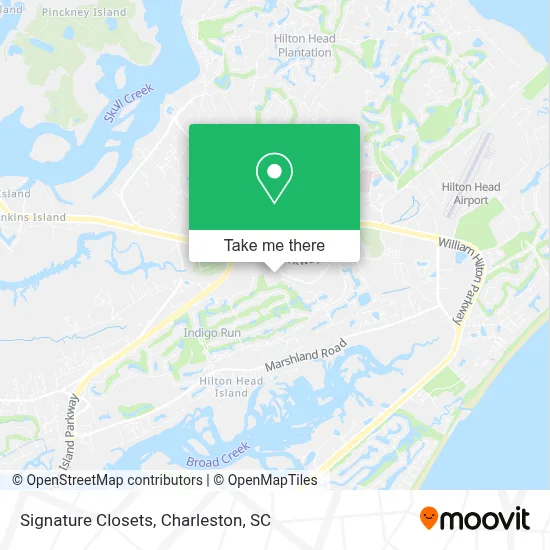 Signature Closets map