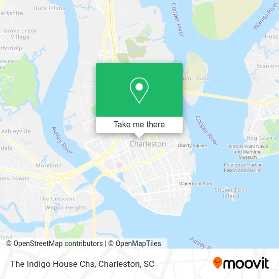 The Indigo House Chs map