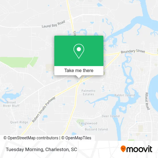 Tuesday Morning map