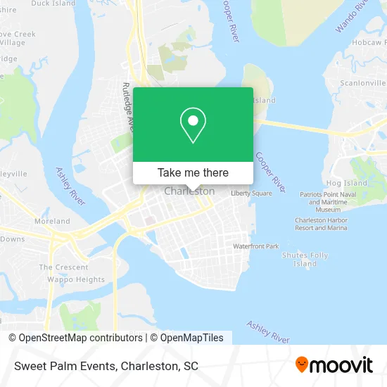 Sweet Palm Events map