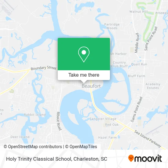 Holy Trinity Classical School map