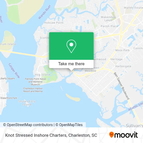 Knot Stressed Inshore Charters map