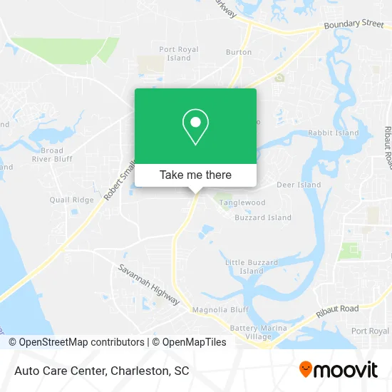 Auto Care Center map