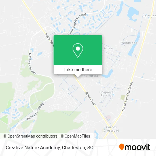 Creative Nature Academy map