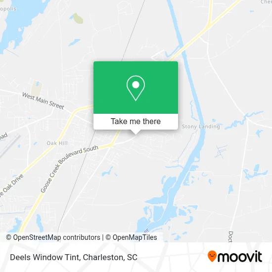 Deels Window Tint map