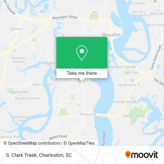 S. Clark Trask map