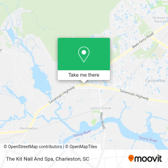 The Kit Nail And Spa map