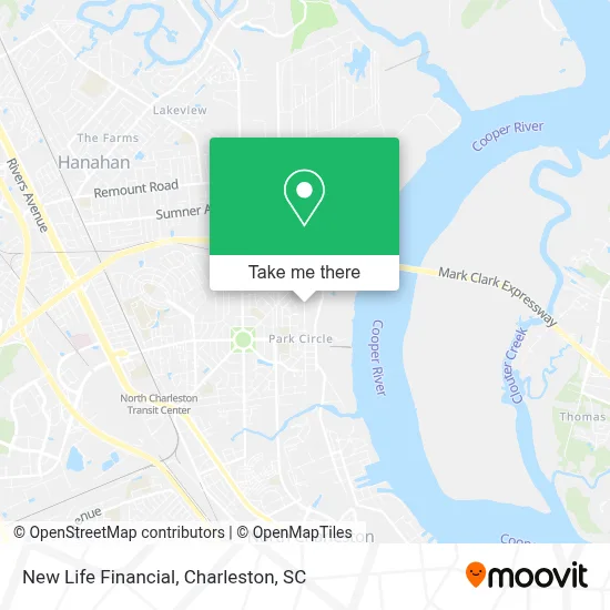 New Life Financial map