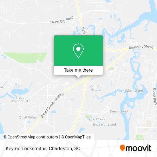 Keyme Locksmiths map