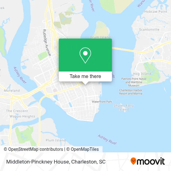 Middleton-Pinckney House map