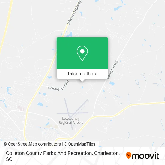 Colleton County Parks And Recreation map