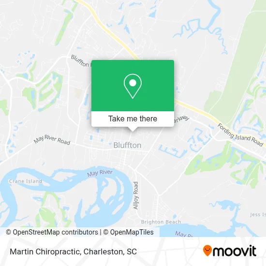 Martin Chiropractic map