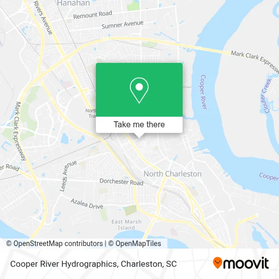 Cooper River Hydrographics map