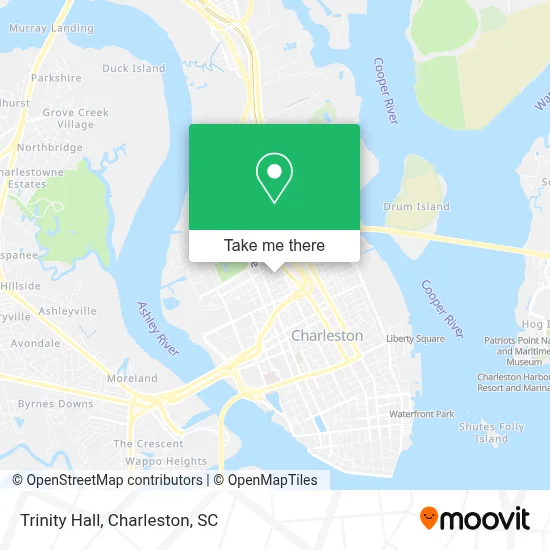 Trinity Hall map