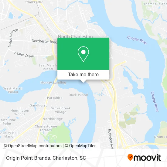 Origin Point Brands map
