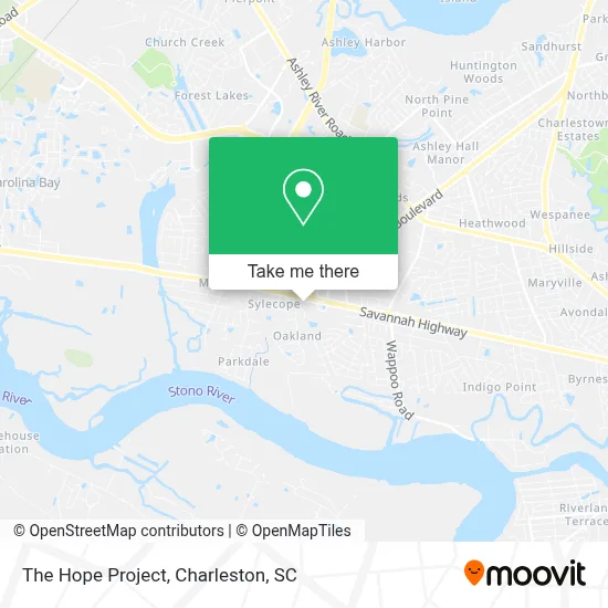 The Hope Project map