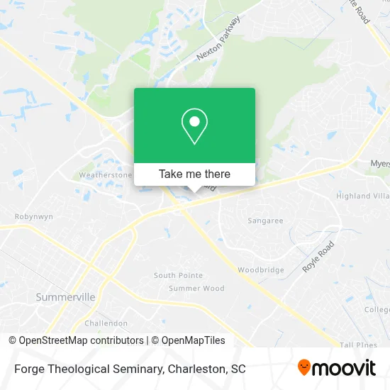 Forge Theological Seminary map
