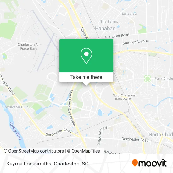 Keyme Locksmiths map