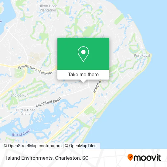 Island Environments map