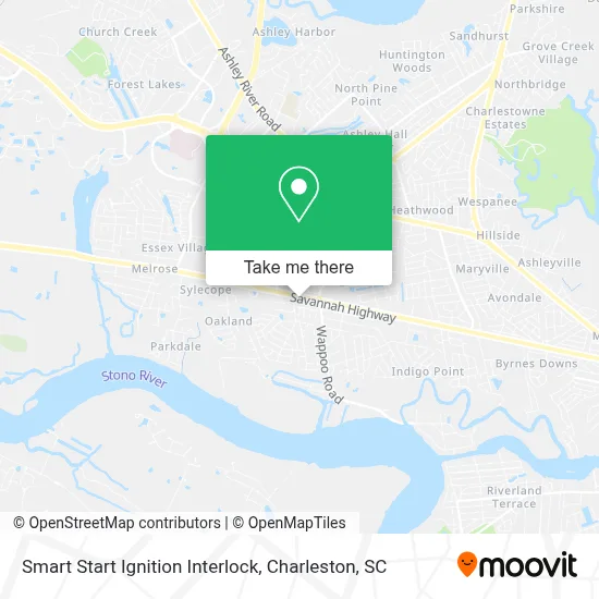 Smart Start Ignition Interlock map