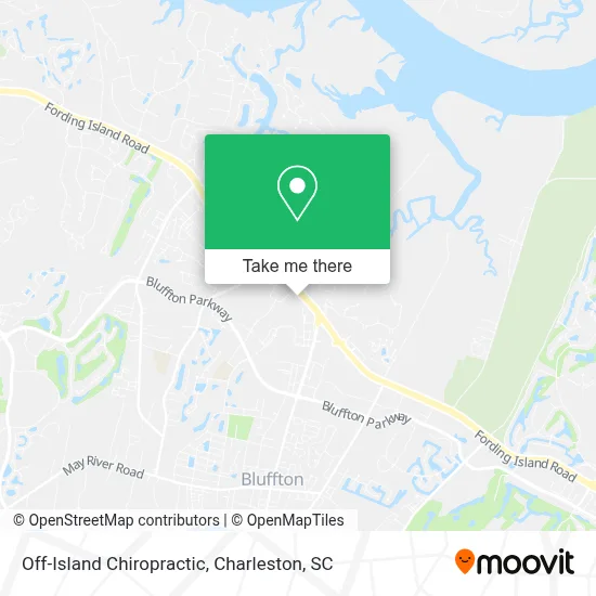 Off-Island Chiropractic map