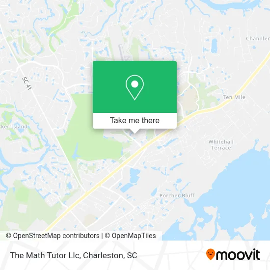 The Math Tutor Llc map