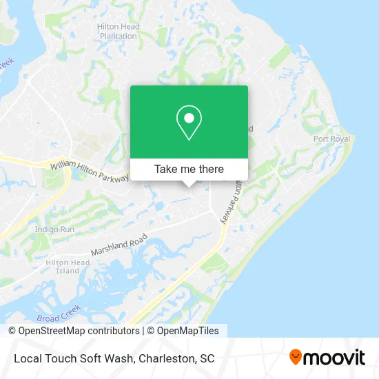 Local Touch Soft Wash map