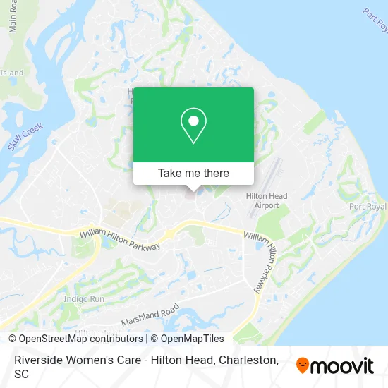 Riverside Women's Care - Hilton Head map