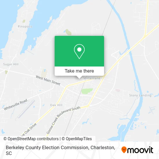 Berkeley County Election Commission map