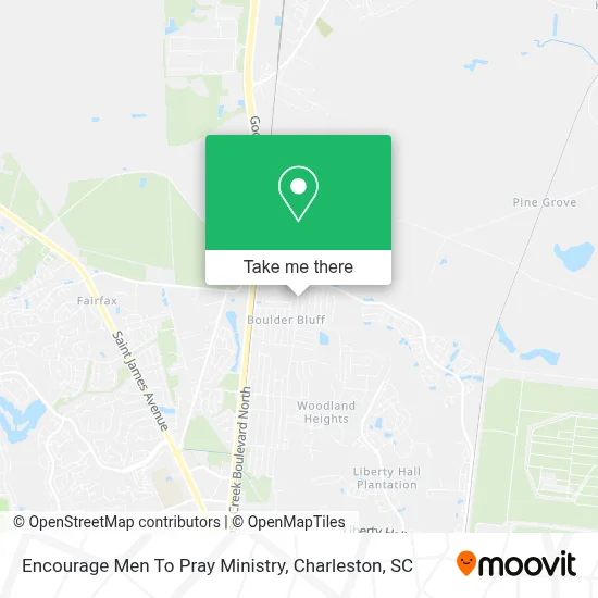 Encourage Men To Pray Ministry map