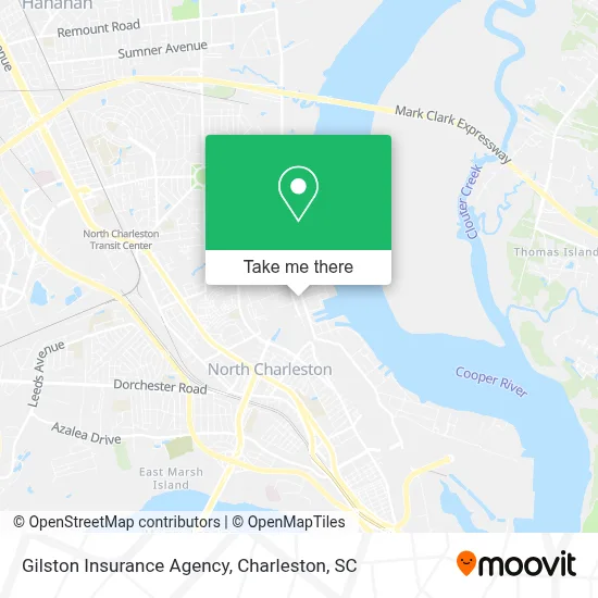 Gilston Insurance Agency map