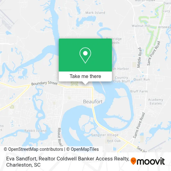 Eva Sandfort, Realtor Coldwell Banker Access Realty map