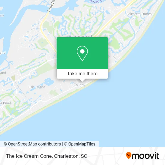 The Ice Cream Cone map