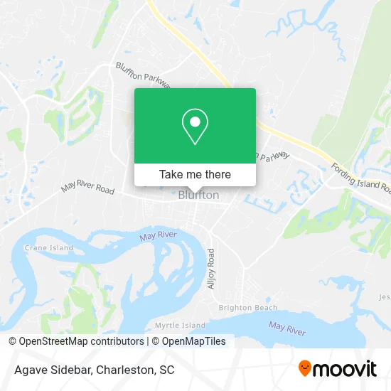 Agave Sidebar map
