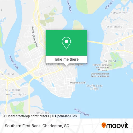 Southern First Bank map