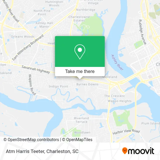 Atm Harris Teeter map