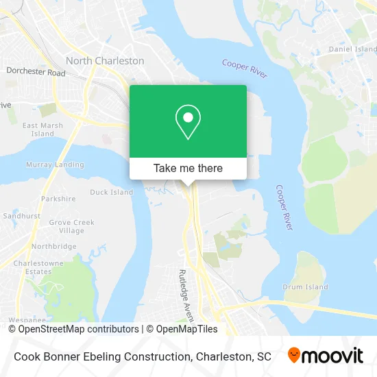 Cook Bonner Ebeling Construction map