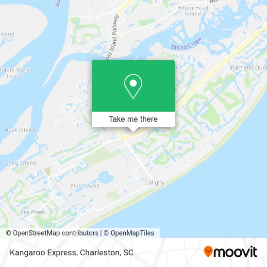Kangaroo Express map
