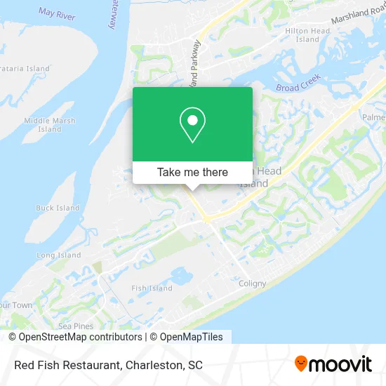 Red Fish Restaurant map