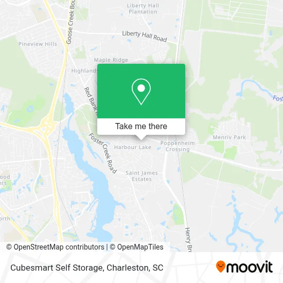 Cubesmart Self Storage map