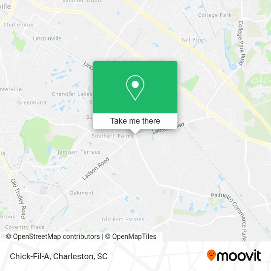 Chick-Fil-A map