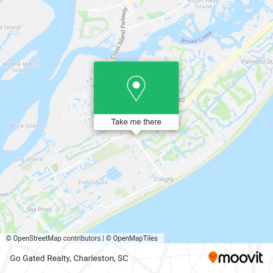 Go Gated Realty map