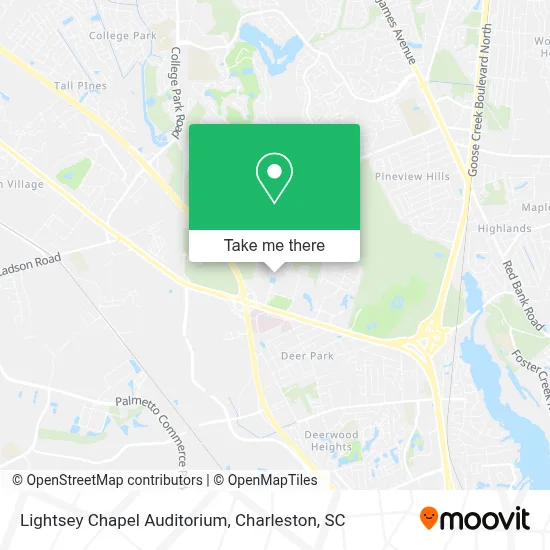 Lightsey Chapel Auditorium map