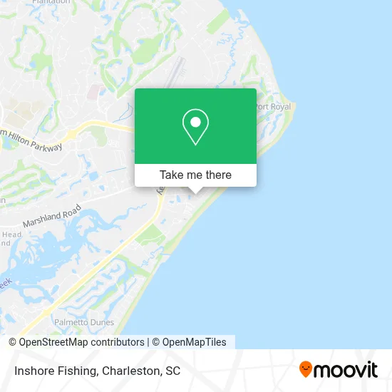 Inshore Fishing map
