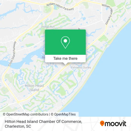 Hilton Head Island Chamber Of Commerce map