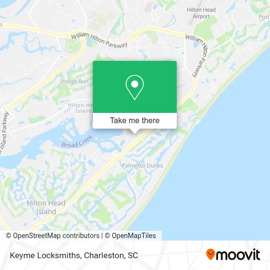 Keyme Locksmiths map