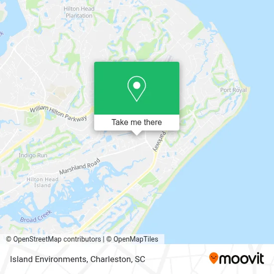 Island Environments map
