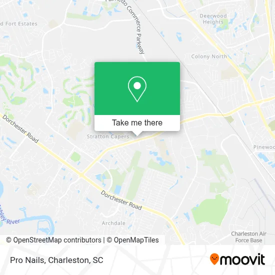 Pro Nails map