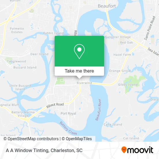 A A Window Tinting map