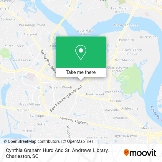 Cynthia Graham Hurd And St. Andrews Library map